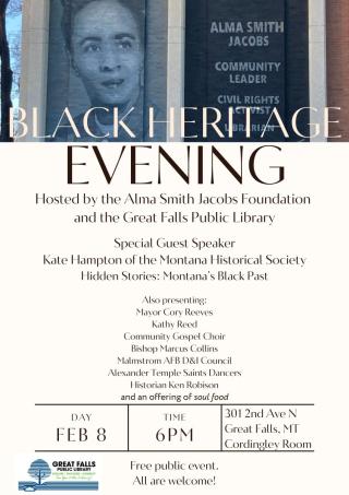 Black Heritage Evening poster