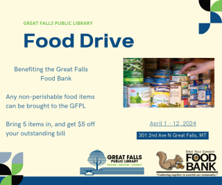 Food Drive poster with info