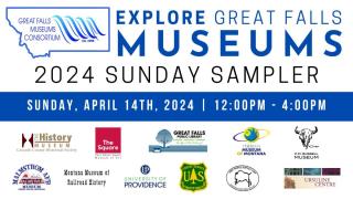Great Falls Museum Consortium Sunday Sampler logos