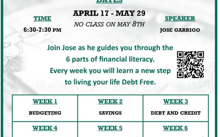 Debt Free living flyer